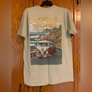 California Hwy One Graphic T-Shirt Volkeswagen VW